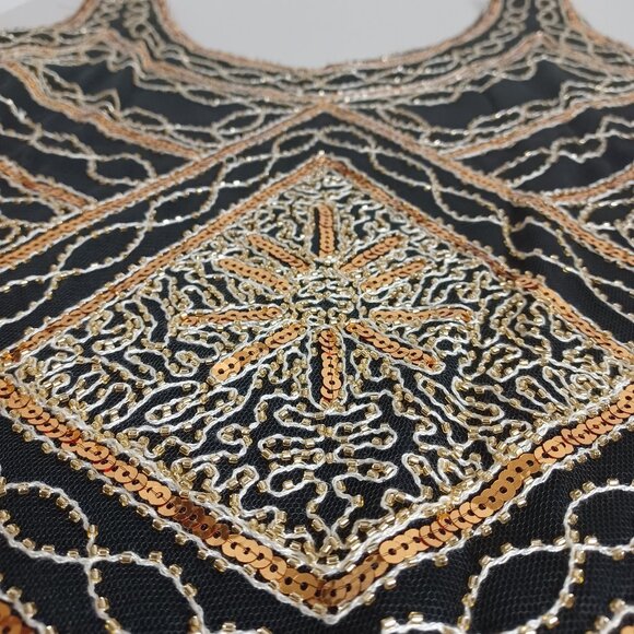 Uniq Sense Fringe Bead Sequin Flapper Dress - Picture 6 of 16